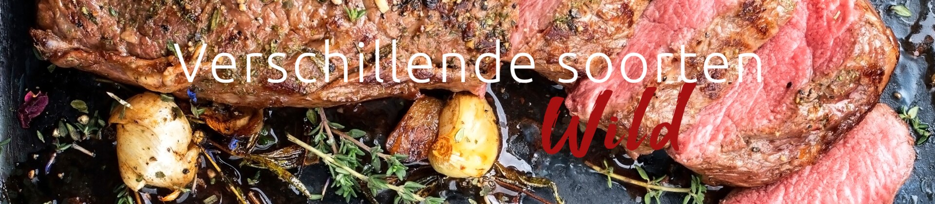 Verschillende soorten wild